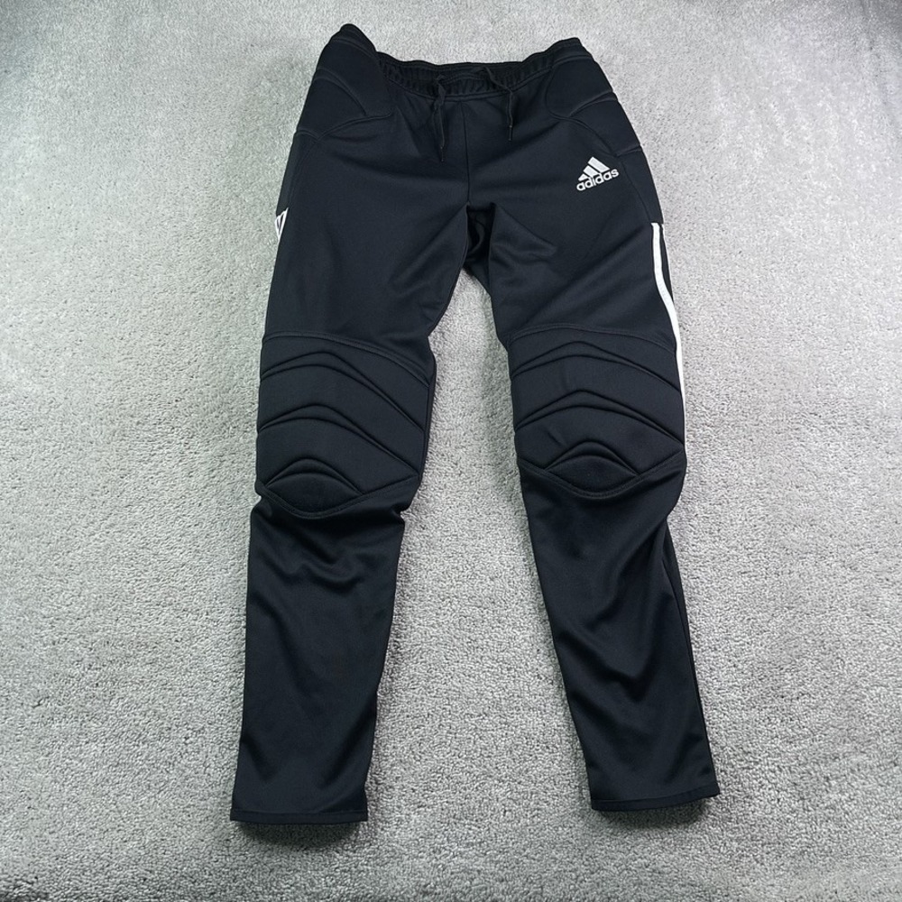 Adidas Tierro Goalkeeper Pants Mens Medium Black Padded Soccer Training Athletic